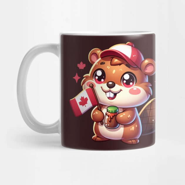 Canada Day Cute Beaver by HolidayBug